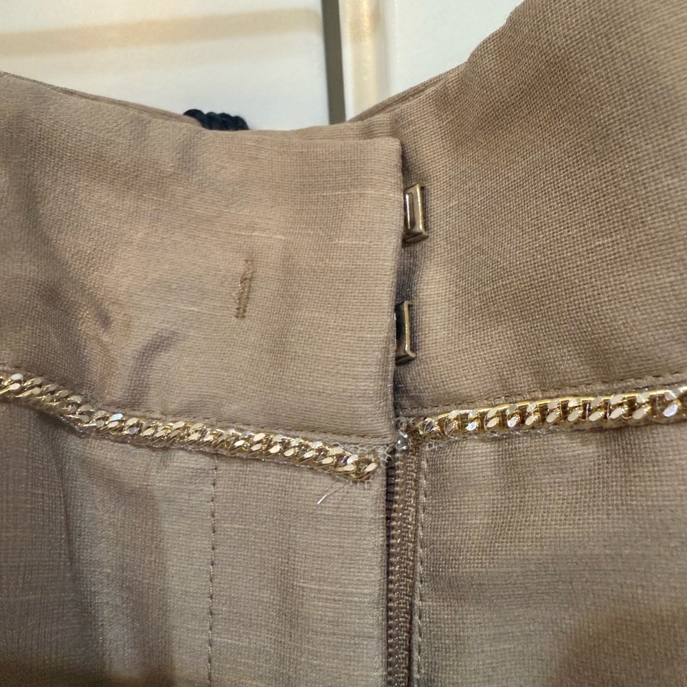 Marina Rinaldi Lisetta Italian Cropped Camel Pants Size 10 NWT - Picture 5 of 9